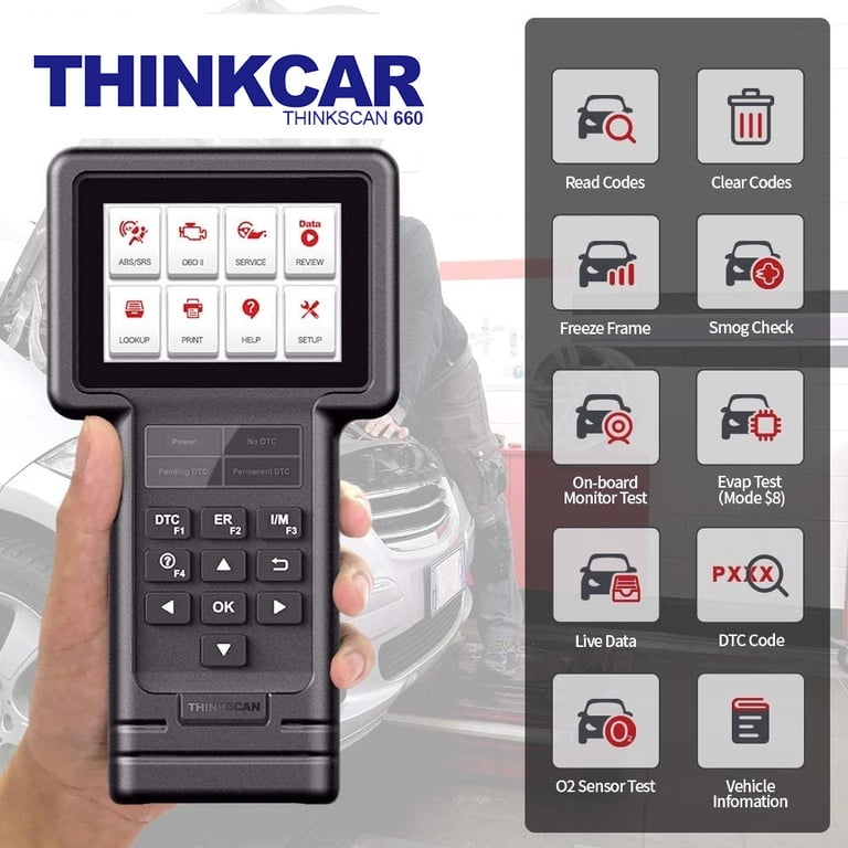 THINKSCAN 660 Powerful four system diagnostic scanner ECM, TCM