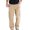 Khaki, variant on EGNMCR Men's Lightweight Pants, Cargo Pants Men, Linen Pants Men, Mens Casual Loose Fit Elastic Waist Pants Men's Plus Size Pure Cotton Multi-pocket Wear-resistant Overalls Trousers Men Pants