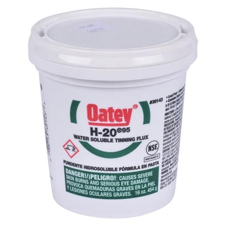 Oatey H-20 16 oz Lead-Free Water Soluble Flux 1 pc