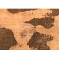 thumbnail image 1 of Ahgly Company Indoor Rectangle Persian Orange Bohemian Area Rugs, 2' x 4', 1 of 4