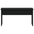 thumbnail image 2 of vidaXL Table Basse Noire 102x50,5x52,5 cm Bois Manufacturé, 2 of 5
