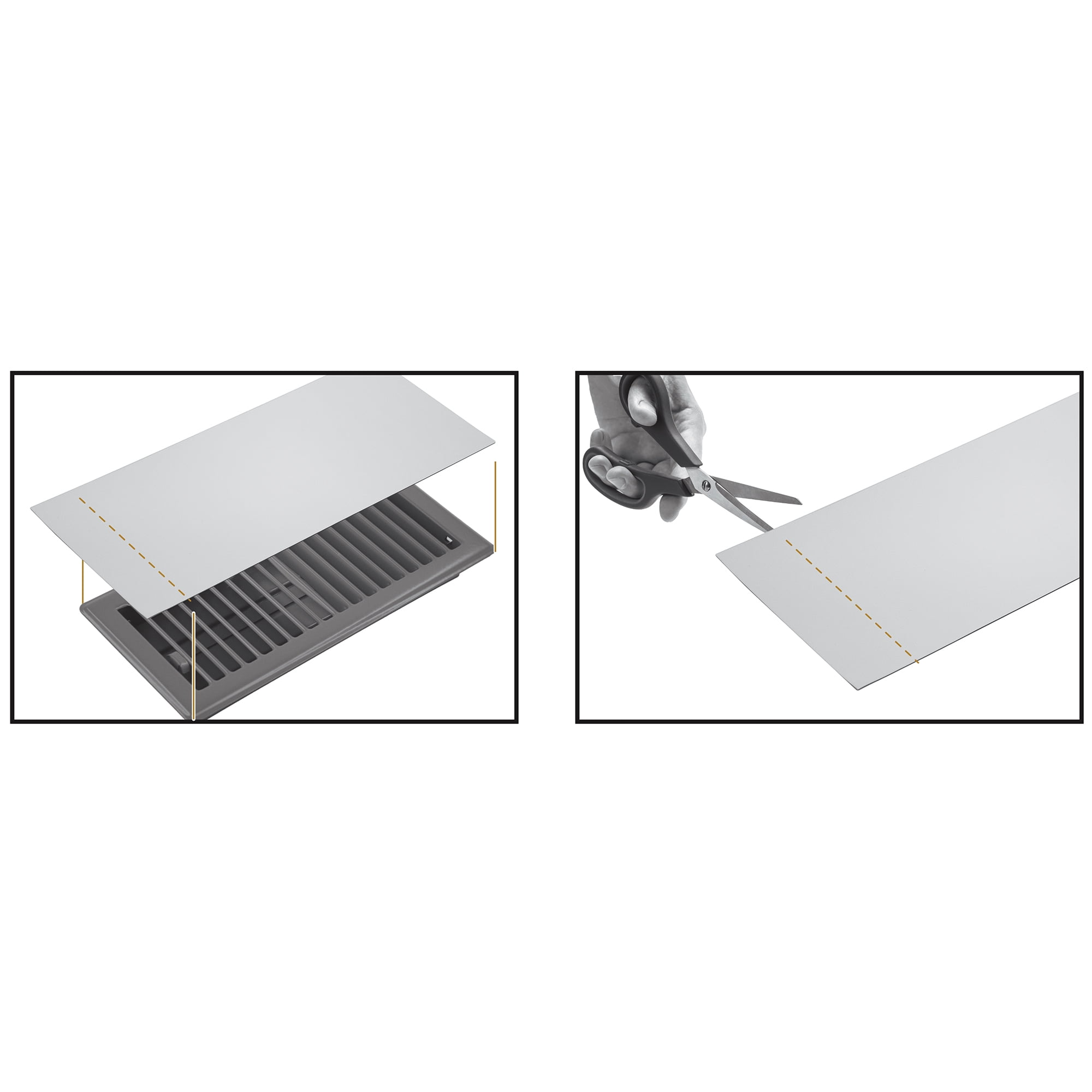 Frost King Magnetic Vent Covers for Wall, Floor or Ceiling, 5.5 inch Wide x 12 inch Long, White, Pack of 4 MC512WT