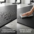 thumbnail image 5 of Treadmill Mat 30x60 to 36x74 in Foldable Non-Slip PVC Exercise Mat, Shock Absorbing Floor Protector for Walking Pad, Home Gym, Carpet & Hardwood Floors, 5 of 7