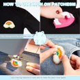 thumbnail image 2 of 28pcs Chenille Rainbow Iron On Parches Smile Face Lightning Star Sew On Love Heart Parches TUNC Sencillez, 2 of 5