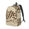 thumbnail image 6 of Easygd Coffee Time (2) Canvas Backpack: Stylish, Lightweight, and Versatile with Large Capacity and Adjustable Straps –, 6 of 7