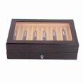 thumbnail image 5 of Wooden Pen Storage Case Luxury 2 Layer Pen Display Organizer 1, 5 of 5