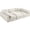 Cream, variant on Meridian Furniture Serene Navy Durable Linen Fabric Modular Sectional