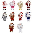 thumbnail image 4 of Bewildely El regalo impresionante de la estatuilla de Papá Noel adorna la tabla de la Navidad con la estatuilla plástica de Papá Noel de la Kits de decoración para fiestas do, 4 of 6