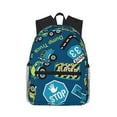 thumbnail image 2 of Goofa Machinery Road Construction Print Casual Backpack for Women Men,Waterproof High School Bookbag,Lightweight Travel Daypack,Classic College Backpack,Laptob Backpack, 2 of 6