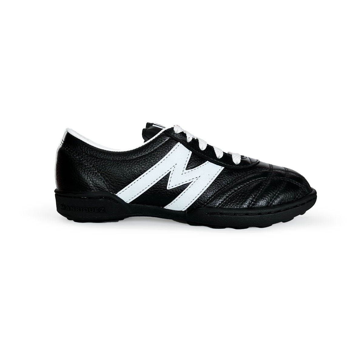 Tenis de fútbol rapido MANRIQUEZ Mid TM Niño Negro/Blanco