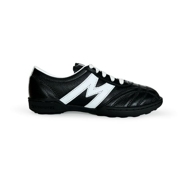 Tenis de fútbol Manriquez Mid TM Niño Negro/Blanco