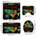 thumbnail image 3 of Shower Curtain Set 4PC How The Stole Christmas Shower Curtain And Mat Set Washable Bathroom Decorations 4PC, 3 of 9