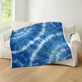 thumbnail image 4 of CafePress - Shibori Throw Blanket - Soft Fleece Throw Blanket, 50"x60" for All Ages, 4 of 4