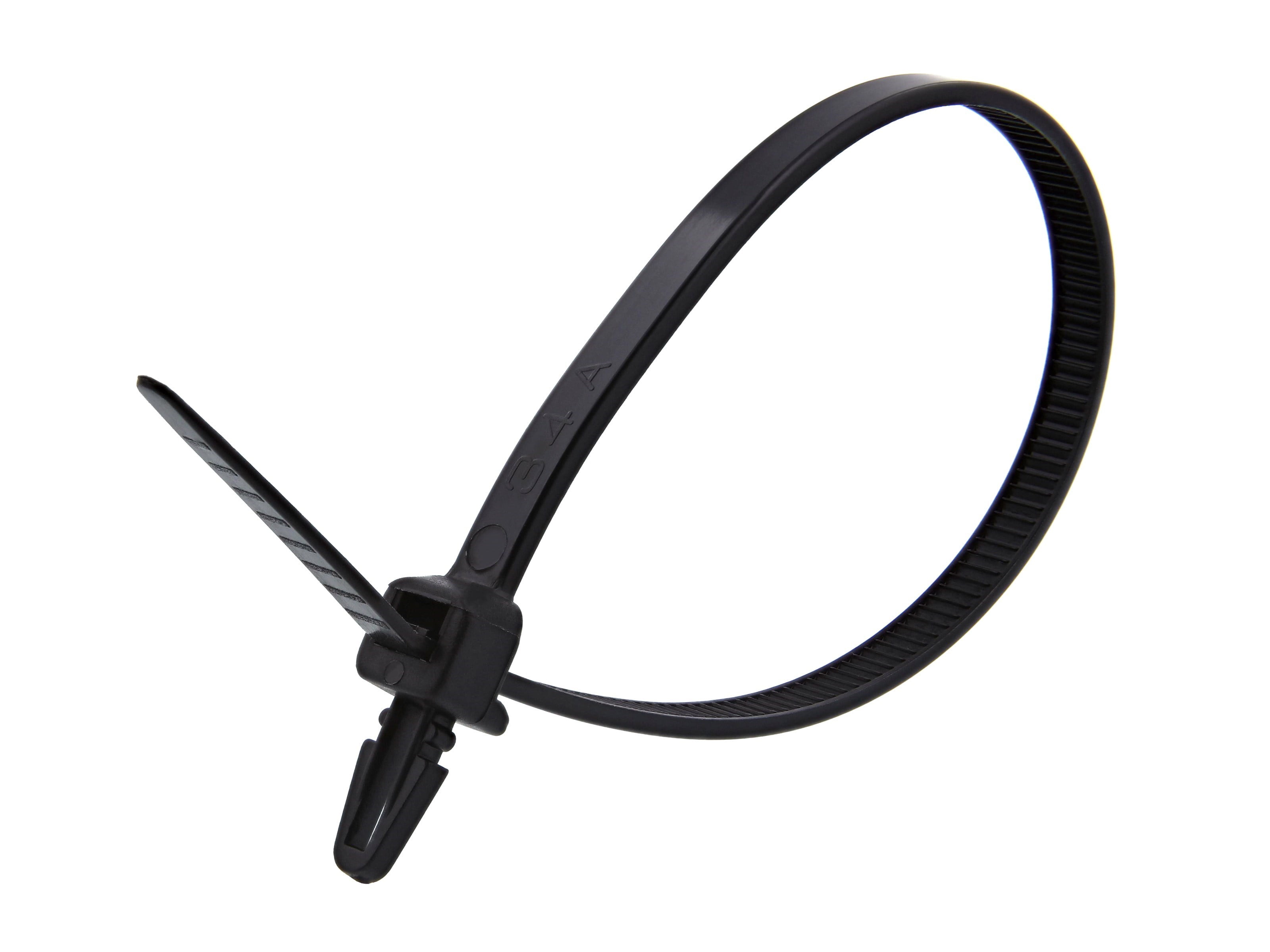 Push Mount Cable Ties Natural 100 Per Pack 8 Inch Cable Ties Business