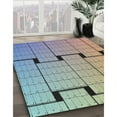 thumbnail image 2 of Ahgly Company Indoor Rectangle Patterned Carbon Gray Novelty Area Rugs, 2' x 5', 2 of 6