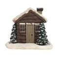 thumbnail image 2 of Quemador de incienso de invierno de casa de madera Quemador de incienso de cabaña navideña Decoración navideña para chimenea del hogar, 2 of 6