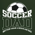 thumbnail image 5 of Wild Bobby, Soccer Dad Better Than a Regular Dad Father's Day Mens Tank Top, Forest Green, Medium, 5 of 6