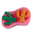 thumbnail image 4 of Clearance! Hilingoto Cake Mould, Cactus Silicone Baking Fuzzy Fondant Mold, Silicone Chocolate Decor Tools Baking Diy Fondant Shape Cake Cactus Mould Cake Mould 3.9X3.9X1Inch Christmas Sale, 4 of 6