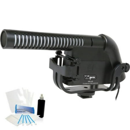 Nikon D40 Body - Condenser Shotgun Video Mic with Fuzzy Windbuster for Nikon D40, D3000