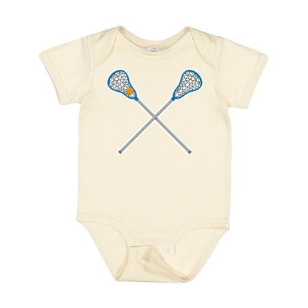 

Inktastic Lacrosse Sticks Future Player Outfit Gift Baby Boy or Baby Girl Bodysuit