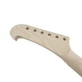 thumbnail image 4 of Maple Electric Guitar Neck 22 Fret 25.5 Inch Dot Inlay Replacement Bolt on Heel, 4 of 6