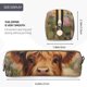 thumbnail image 3 of Fotbe Cute Floral Cow Estuche para Lápices de Cuero con Estampado, Estuche con Cremallera Resistente, Organizador Compacto y Elegante para Papelería, 3 of 7