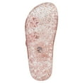 thumbnail image 3 of Wonder Nation Unisex Kids Jelly Sandals, Slip-On Two-Strap, Pink, 12-6, 3 of 3