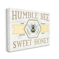 thumbnail image 3 of Stupell Industries Sweet Honey Bumble Bee Sign Country Tartan Banner Graphic Art Gallery Wrapped Canvas Print Wall Art, Design by Jennifer Pugh, 3 of 7