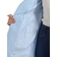 thumbnail image 5 of Abrigo elegante de trabajo con cuello de solapa y botones para mujer, abrigo de trinchera de invierno, talla M, azul claro, 5 of 6