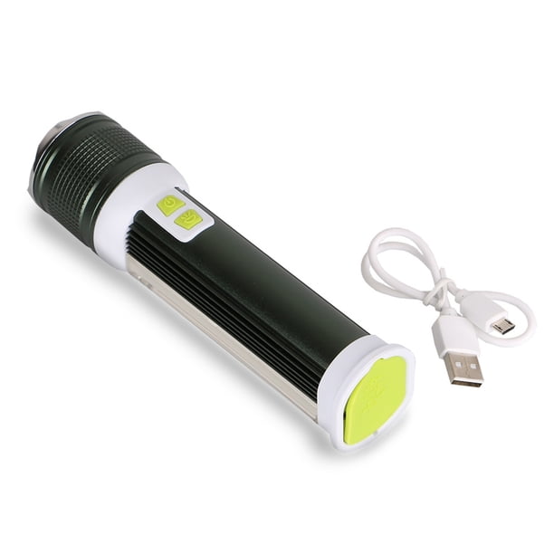 COB T6 USB Linterna recargable Dimensión rotativa Multifuncional antideslizante Resistencia al desgaste Ajuste Ajustar Apertura Lámpara de trabajo AweSitey OD019892-00