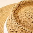 thumbnail image 2 of HUGFEGWE Chapeau de Paille Pliable Été Style Rétro Anglais Tressé CJB91-53922, 2 of 6