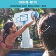 thumbnail image 5 of Dunn-Rite PoolSport Swimming Pool Basketball Hoop w/Ball, Base, & 13.5 Inch Stainless Steel Rim for Adults & Kids, 5 of 8