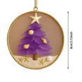 thumbnail image 2 of WUJGXI Coastal Sea Glass Hanging Ornament Beach Themed Holiday Pendant For Family Gatherings Ocean Charm Decor For Coastal Home And Interior Wall, 2 of 5