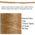 thumbnail image 4 of The Beadsmith Artificial Sinew – Waxed Polyester Cord, Natural Color, 5-Ply, 1 oz, 33 yds / 98 ft, 4 of 7