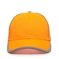 thumbnail image 5 of Outdoor Cap Hi-Vis Safety Hat – Neon Orange Mesh Back Work Cap with Reflective Trim, Adjustable Hook-and-Loop, One Size, 5 of 7