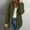 Army Green, variant on Women's Cable Knit Cardigan Hoodies Long Sleeve Open Front Button Down Knitwear Sweater Coat Gray 3XL