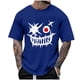 thumbnail image 1 of Camisetas de Cuello de la Tripulación de los Hombres de Poliéster Impreso en Seco Rápido, Cuello Redondo de Corte 3D para Gimnasio, Carrera, Ciclismo Y Ocasional, 1 of 4