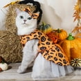 thumbnail image 5 of Fournitures pour Animaux Halloween Robe en Tulle Transformable et Ensemble de Coiffe, 5 of 5