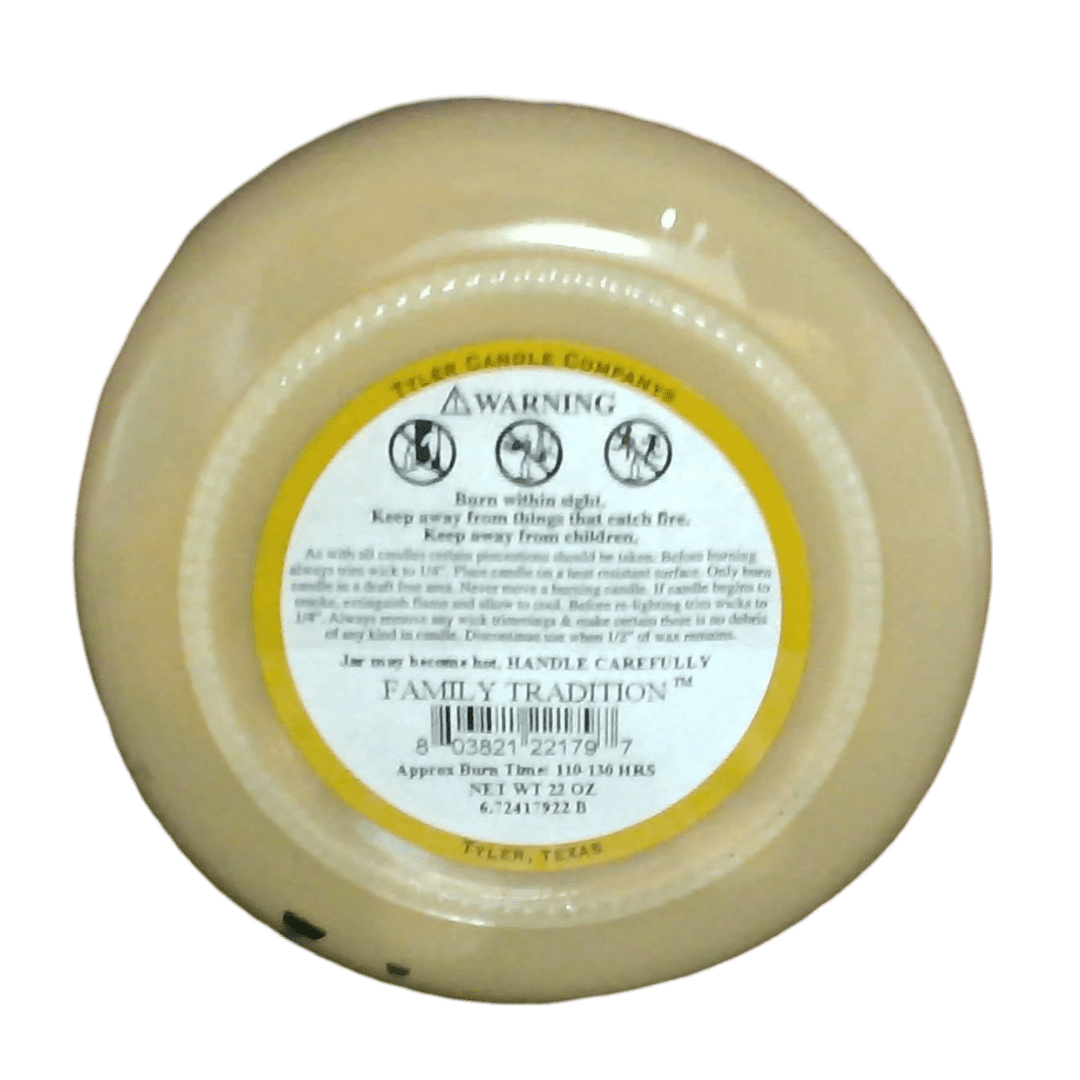 Tyler Candle Company - Family Tradition - 22oz jar candle - with Tyler matches
