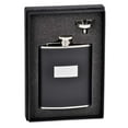 thumbnail image 1 of Ontario Black Leather 6 oz Flask Gift Set with Funnel, 1 of 1