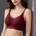 thumbnail image 2 of Qingpeng Womens Sports Yoga Bras Solid Color Push Up Seamless Supportive Adjustable Strap Wireless Mesh Everyday Bralettes, 2 of 6