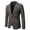 Khaki, variant on QENGING Men's Suit Jacket Autumn and Winter Fashion Personality Solid Color Casual Suit Blazer Jacket for Home Party Outdoor