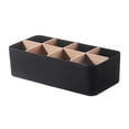 thumbnail image 4 of Organizador de escritorio, soporte de Control remoto, organizador de maquillaje que ahorra espacio, caja porta lápices de escritorio para artículos negro, 4 of 9