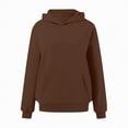 thumbnail image 4 of Towmus Oversized Hoodies for Women Fall Fleece Hooded Sweatshirts Pullover Womens Tops with Pocket, 4 of 5
