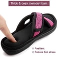 thumbnail image 3 of Women's Adjustable wrap Cross Band Slide Slippers, 3 of 6