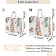 thumbnail image 2 of FORMRS Womens Corduroy Tote Bag Crossbody Shoulder Handbag with Pocket, Holiday Train, 2 of 7