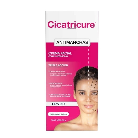 Crema Facial Cicatricure Anti-Manchas 50g