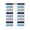 Gray Blue, variant on Peach Pink Green Ombre Blackout Curtains, Light Blocking Print Window Curtains, Farmhouse Stripe Modern Thermal Insulated Window Drapes for Living Room Kitchen Cafe 2 Panels, 104"W x 84"L