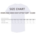 thumbnail image 5 of Crown Craze® Unisex Short Sleeve T-Shirt, 100% Cotton Classic Heavy Crew Neck Tee (White, 5XL), 5 of 6