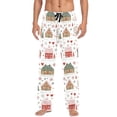 thumbnail image 7 of FORMRS Mens Pajama Pants with Pockets Sleepwear Lounge Bottoms Sizes S-2XL, Red Nordic Christmas House, 7 of 7